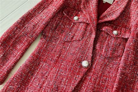 red chanel jacket|pre owned chanel jackets.